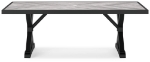 Picture of Outdoor Dining Table w/UMB OPT