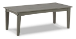 Picture of Outdoor Gray finish wood Loveseat and 2 Chairs with Coffee Table and more outdoor collections