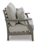 Picture of Outdoor Gray finish wood Loveseat and 2 Chairs with Coffee Table and more outdoor collections