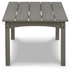 Picture of Outdoor Gray finish wood Rectangular Cocktail Table