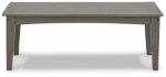 Picture of Outdoor Gray finish wood Rectangular Cocktail Table