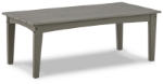 Picture of Outdoor Gray finish wood Rectangular Cocktail Table