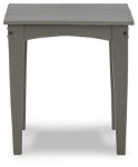 Picture of Outdoor Gray finish wood Square End Table