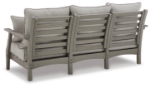 Picture of Outdoor Gray finish wood Sofa with Cushion