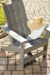 Picture of Outdoor Gray finish wood Adirondack Chair