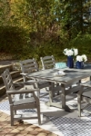 Picture of Outdoor Gray finish wood Dining Table