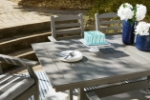 Picture of Outdoor Gray finish wood Dining Table
