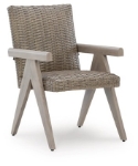 Picture of Outdoor Wood finish Arm Chair
