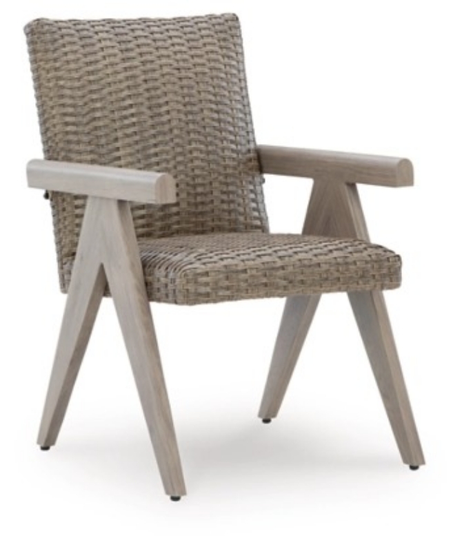 Picture of Outdoor Wood finish Arm Chair