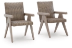 Picture of Outdoor Wood finish Arm Chair