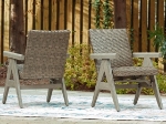 Picture of Outdoor Wood finish Rocking Arm Chair
