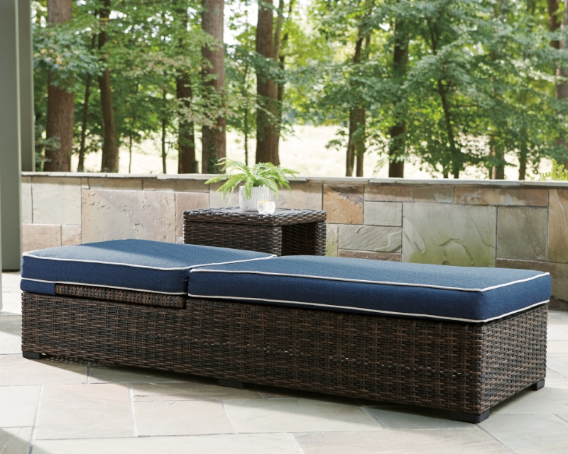 Picture of Outdoor Chaise Lounge with Cushion