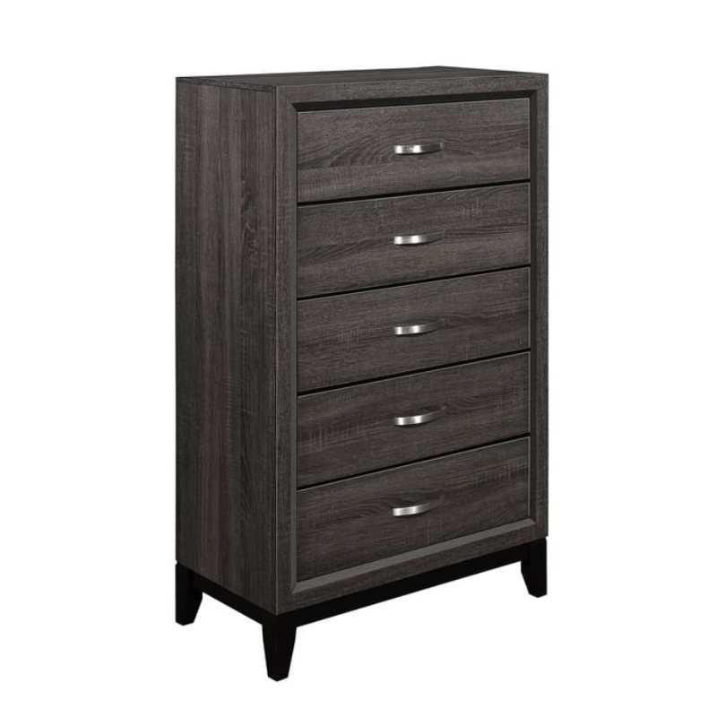 Picture of 31" Gray finish Faux wood Chest