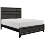Picture of Gray Twin bed, Full bed, Dresser and mirror, Chest and Night stand Bedroom set collection