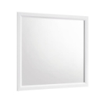 Picture of White Finish Faux wood Dresser and Mirror