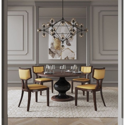 Show details for Camel Faux Leather Dining Chair Picture of Camel Faux Leather Dining Chair