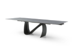 Picture of 83/123" EXTENDABLE DARK GREY MARBLE DINING TABLE