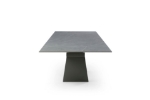 Picture of 83/123" EXTENDABLE DARK GREY MARBLE DINING TABLE