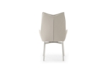 Picture of Leather Swivel Grey or Dark Grey Dining Chair