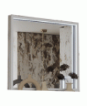 Picture of Solid Wood 4 drawers Single Dresser and Mirror