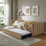 Picture of Velvet Twin Daybed With Trundle