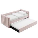Picture of Velvet Twin Daybed With Trundle
