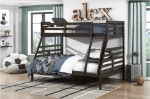 Picture of Twin/Twin Or Twin/Full Bunk Bed Dark Brown