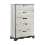 Picture of 31"L x 49"H White Oak and Gray Finish Chest