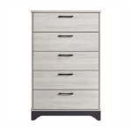 Picture of 31"L x 49"H White Oak and Gray Finish Chest