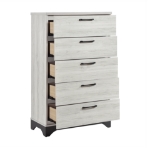 Picture of 31"L x 49"H White Oak and Gray Finish Chest