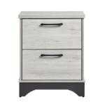 Picture of White Oak and Gray Finish Night Stand
