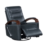 Picture of Faux leather Swivel Glider Reclining Chair