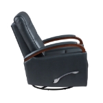 Picture of Faux leather Swivel Glider Reclining Chair