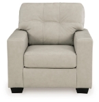 Picture of Bone Color Faux Leather Chair