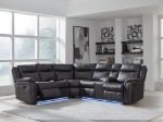 Picture of Leather 2-Piece Reclining Sectional