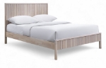 Picture of Natural Full Solid Wood Bed