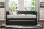 Picture of Black Daybed with Trundle
