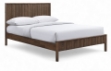 Picture of Brown Full Solid Wood Bed