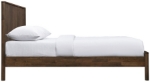 Picture of Brown Full Solid Wood Bed