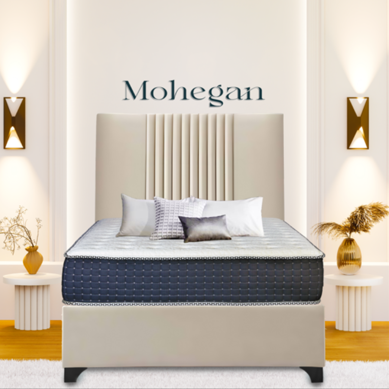 Picture of 39”, 44” ,48” and 54" Light Taupe Velvet Fabric Bed