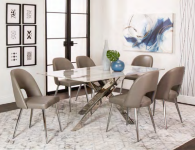 Show details for 5pc or 7pc Dining Room Set Picture of 5pc or 7pc Dining Room Set