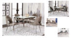 Picture of Rectangular 32 x 48 Super White Tempered Glass Table Top and Chrome Table Base