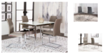 Picture of Mushroom or Charcoal Chair - Chrome Frame