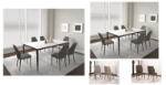 Picture of Rectangular 40 x 70 Super White Tempered Glass Table Top and 40 x 70 Black Table Base
