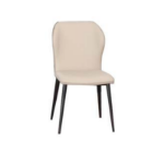 Picture of Pearl, Charcoal and Camel Polyurethane Chair - Matte Black Frame