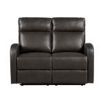 Picture of Faux Leather Double Reclining Sofa, Loveseat and Reclining Chair