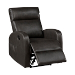 Picture of Faux Leather Double Reclining Sofa, Loveseat and Reclining Chair