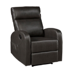 Picture of Faux Leather Double Reclining Sofa, Loveseat and Reclining Chair
