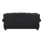 Picture of Genuine Leather Black Sofa