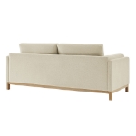 Picture of 81 inch Fabric Sofa in Ivory, Mist and Pewter Roscoe